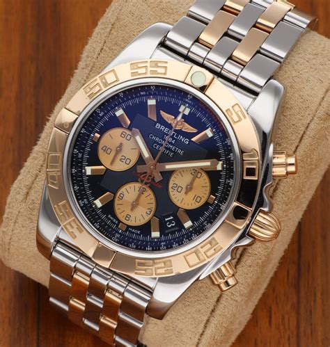 breitling chronomat 44 stahl gold.